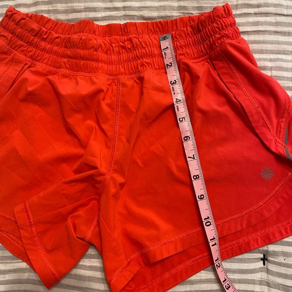 Athleta orange size small shorts. - Picture 2 of 4